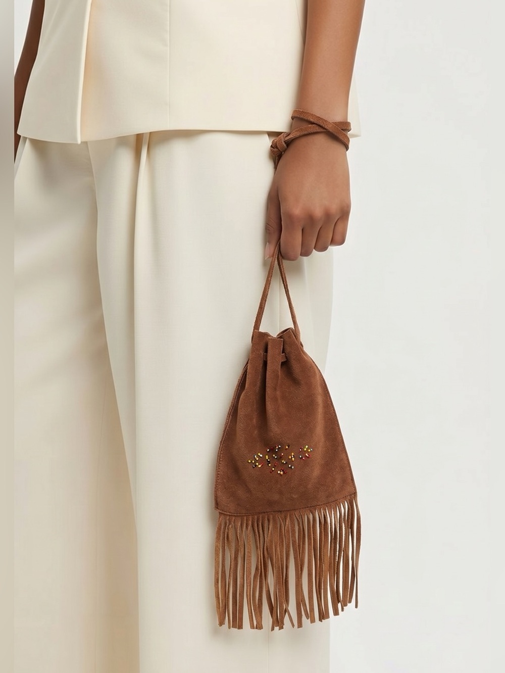 Leather satchel
